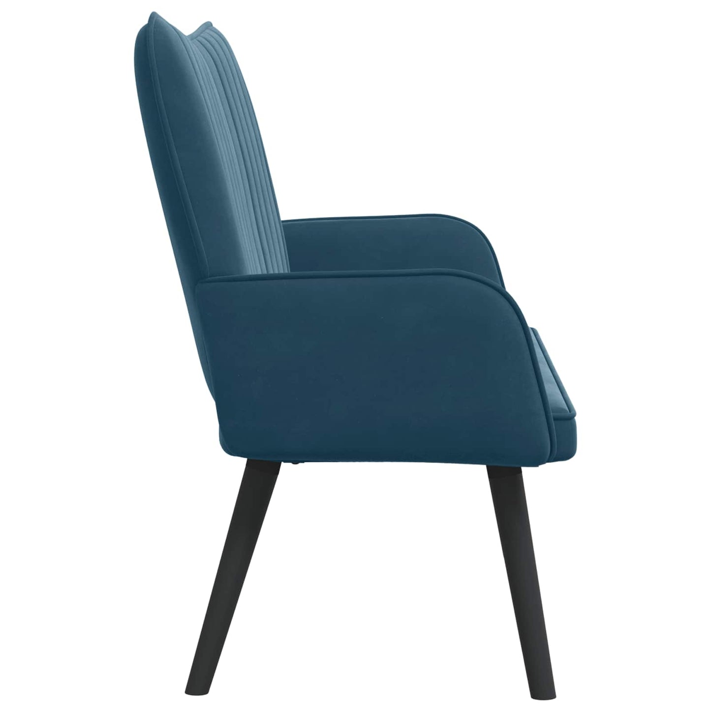 Sofa a Due Posti Blu 115 x 61 x 87 cm Velluto | homemem39