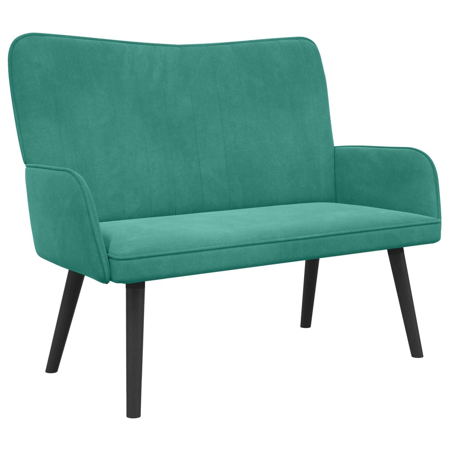 Divano a 2 Posti Turchese 115 x 61 x 87 cm Velluto (V)