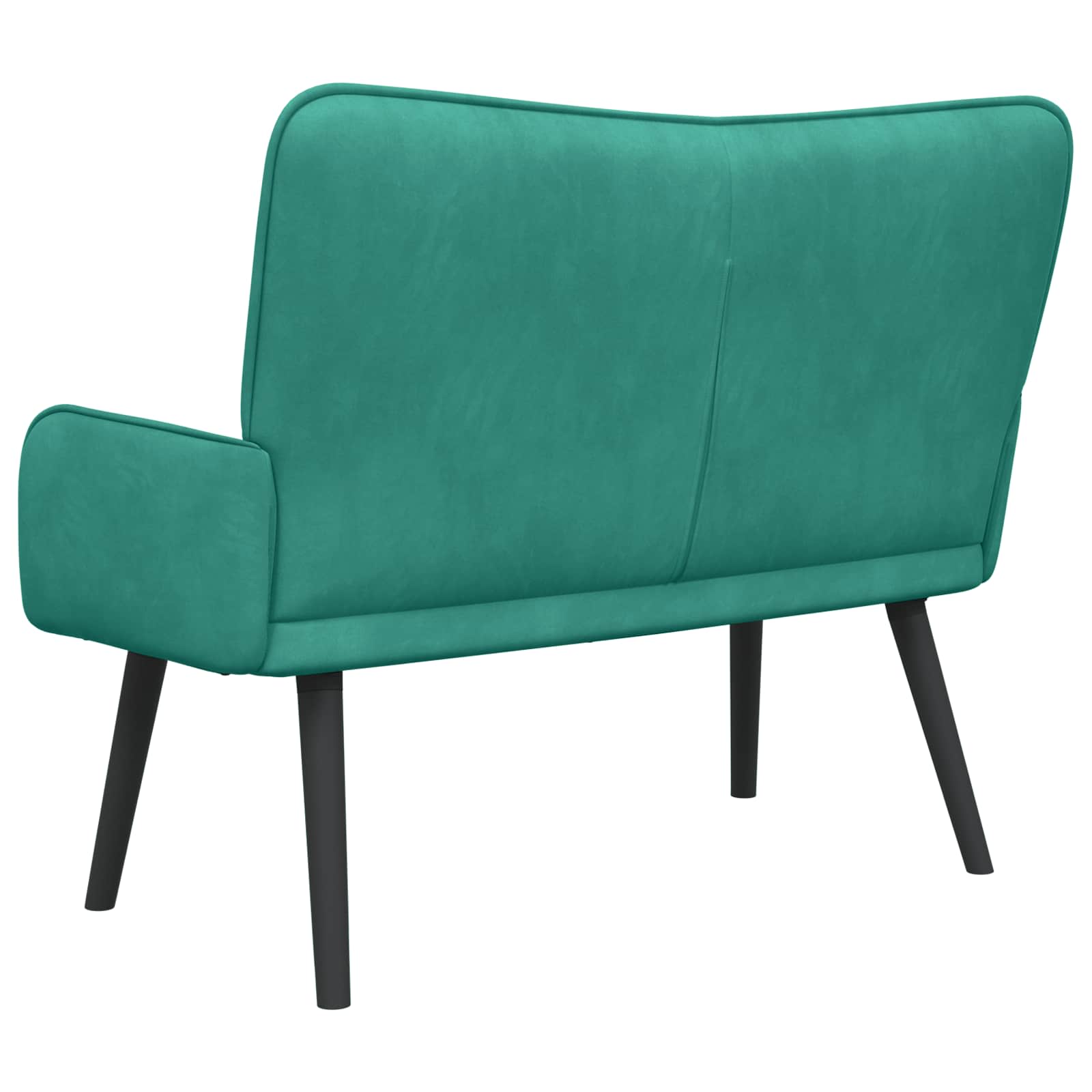 Sofa a Due Posti Turchese 115 x 61 x 87 cm Velluto | homemem39