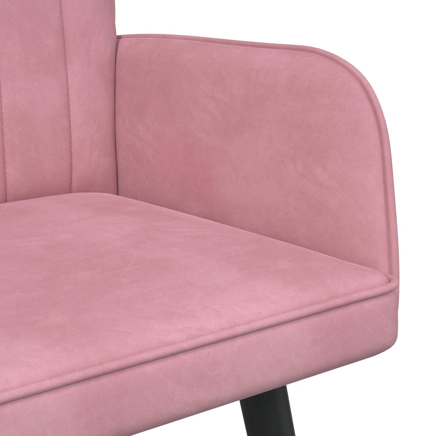 Sofa a Due Posti Rosa 115 x 61 x 87 cm Velluto | homemem39