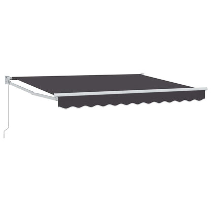 Tenda retrattile Antracite 3 x 2 m 100% Poliestere e Alluminio | homemem39