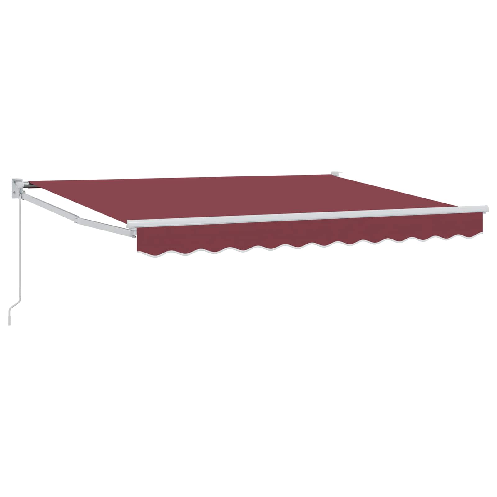 Tenda retrattile Borgogna 3 x 2 m 100% Poliestere e Alluminio | homemem39