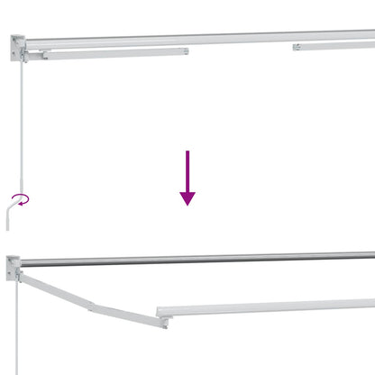Tenda retrattile Borgogna 3 x 2 m 100% Poliestere e Alluminio | homemem39