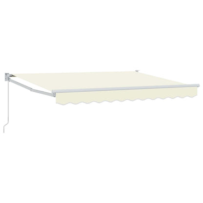 Tenda retrattile Crema 3,5 x 2 m 100% Poliestere e Alluminio | homemem39