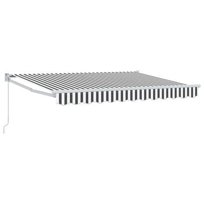 Tenda retrattile Antracite e Bianco 3,5 x 2 m | homemem39