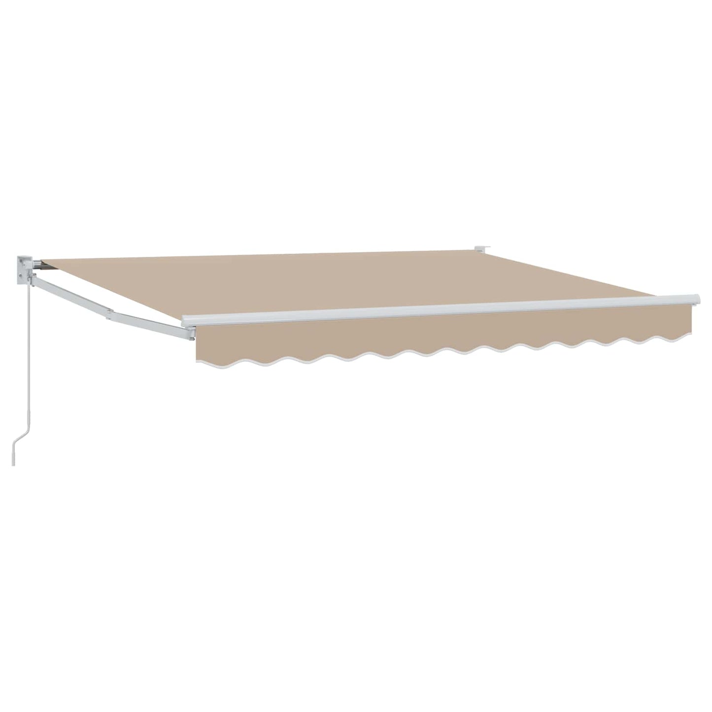 Tenda retrattile Beige 3,5 x 2 m 100% Poliestere e Alluminio | homemem39