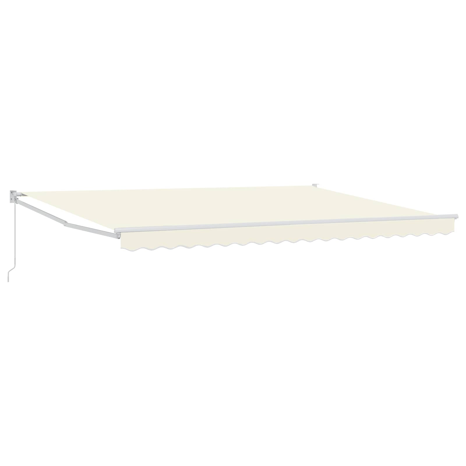 Tenda retrattile Crema 4 x 2 m 100% Poliestere e Alluminio | homemem39