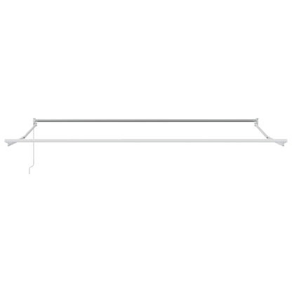 Tenda retrattile Giallo e bianco 4 x 2 m | homemem39