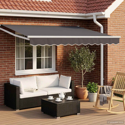 Tettuccio Elettrico Retrattile Antracite 2,5 x 2 m | homemem39
