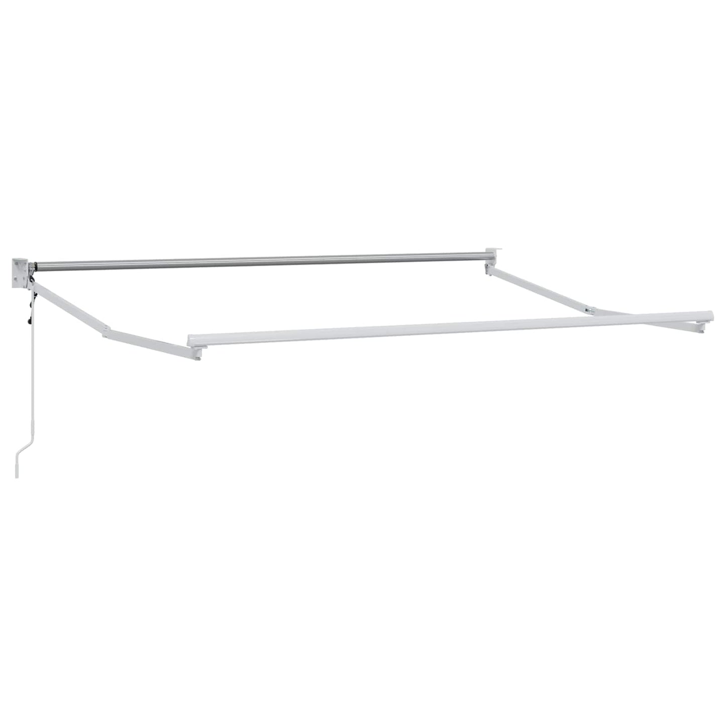 Tenda retrattile Giallo e Bianco 3 x 2 m Poliestere e Metallo | homemem39