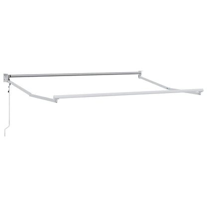 Tenda retrattile Giallo e Bianco 3 x 2 m Poliestere e Metallo | homemem39
