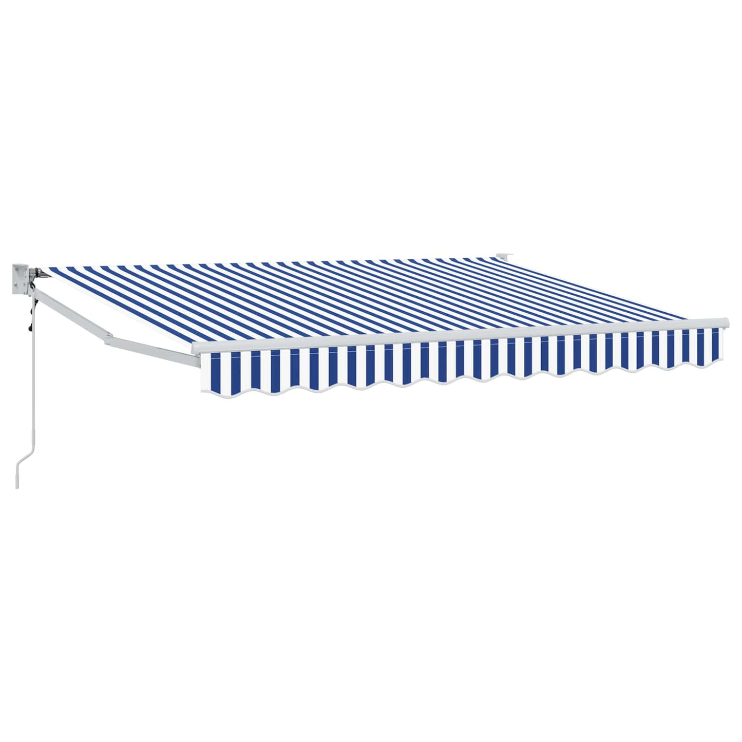 Tettuccio Elettrico Retrattile Blu e Bianco 3,5 x 2 m | homemem39