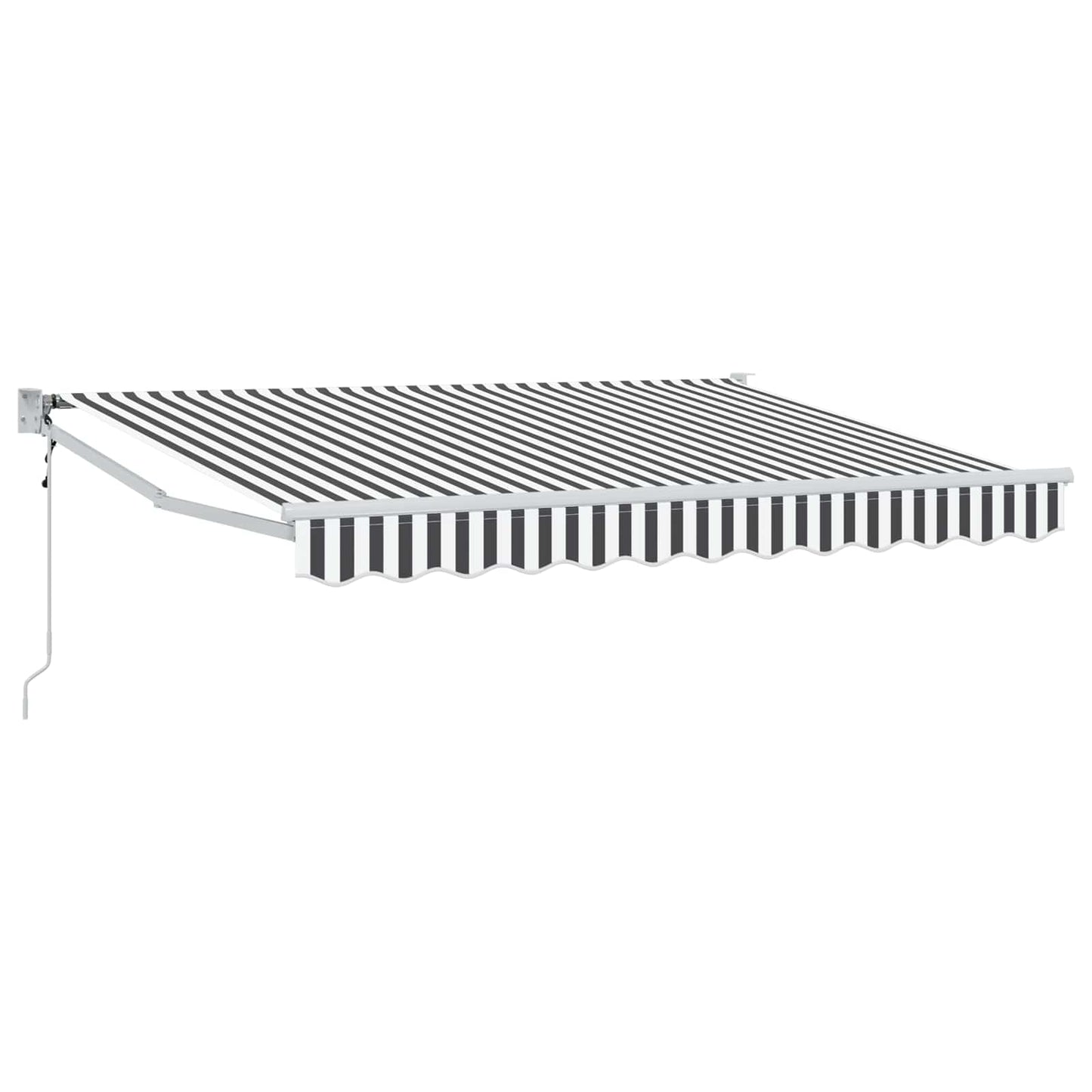 Tettuccio Elettrico Retrattile Antracite e Bianco 3,5 x 2 m | homemem39