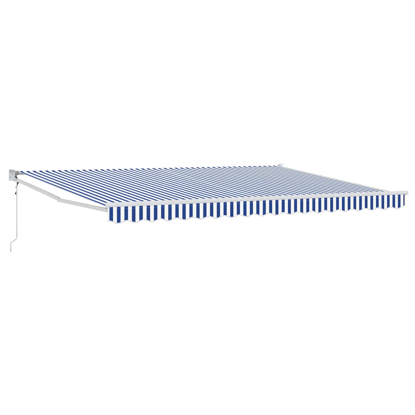 Tettuccio Elettrico Retrattile Blu e Bianco 4 x 2 m | homemem39