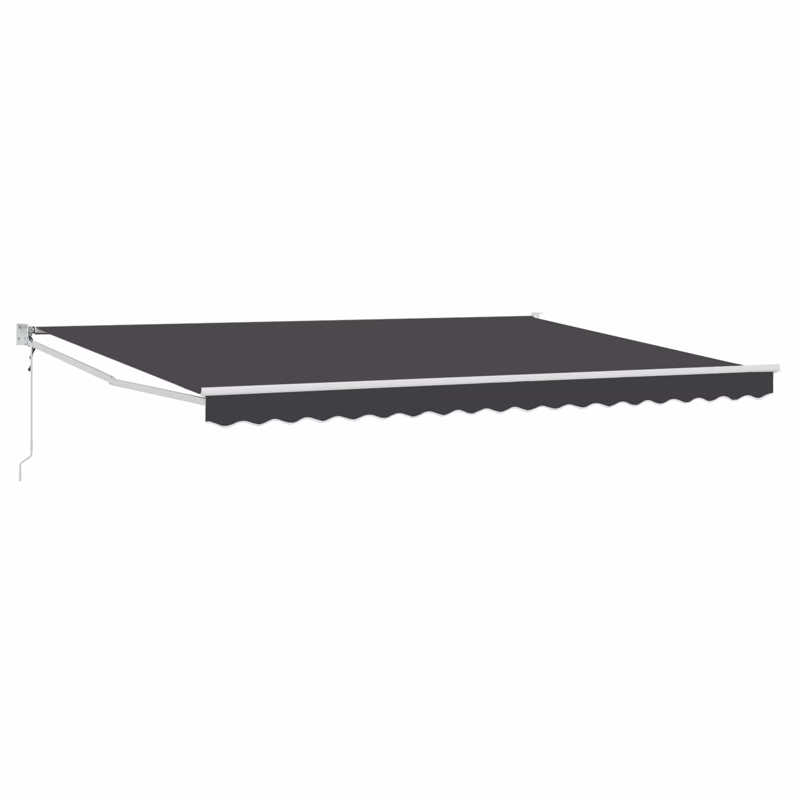 Tenda retrattile Antracite 4 x 2 m Poliestere e Metallo | homemem39