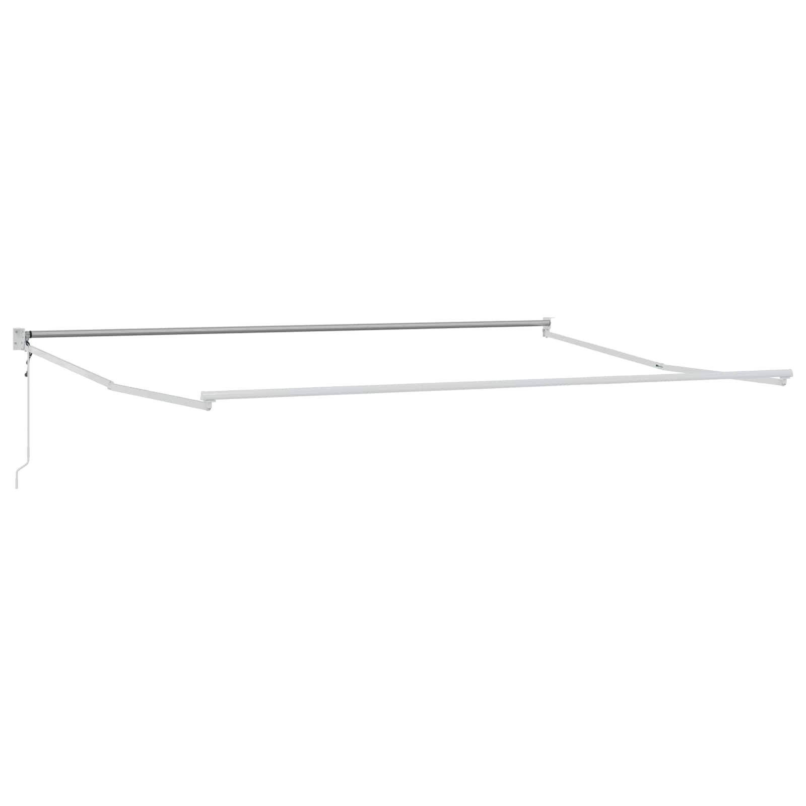 Tettuccio Elettrico Retrattile Antracite e Bianco 4 x 2 m | homemem39