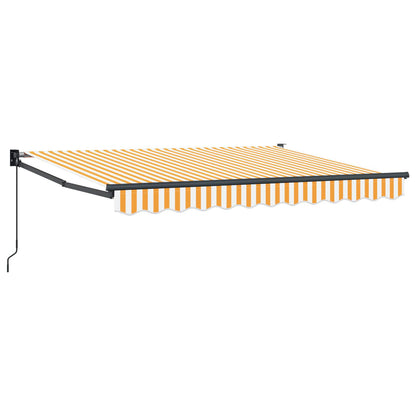 Tenda retrattile Giallo e bianco 3 x 2 m | homemem39