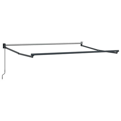 Tenda retrattile Giallo, Grigio e Bianco 3,5 x 2 m | homemem39