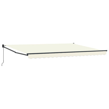 Tenda retrattile Crema 4 x 2 m Poliestere con rivestimento PU | homemem39