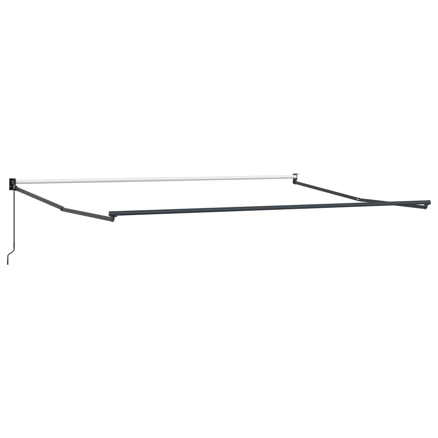 Tenda retrattile Antracite e Bianco 4 x 2 m | homemem39