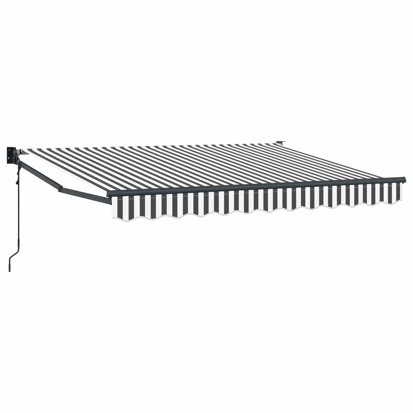 Tettuccio Elettrico Retrattile Antracite e Bianco 3,5 x 2 m | homemem39