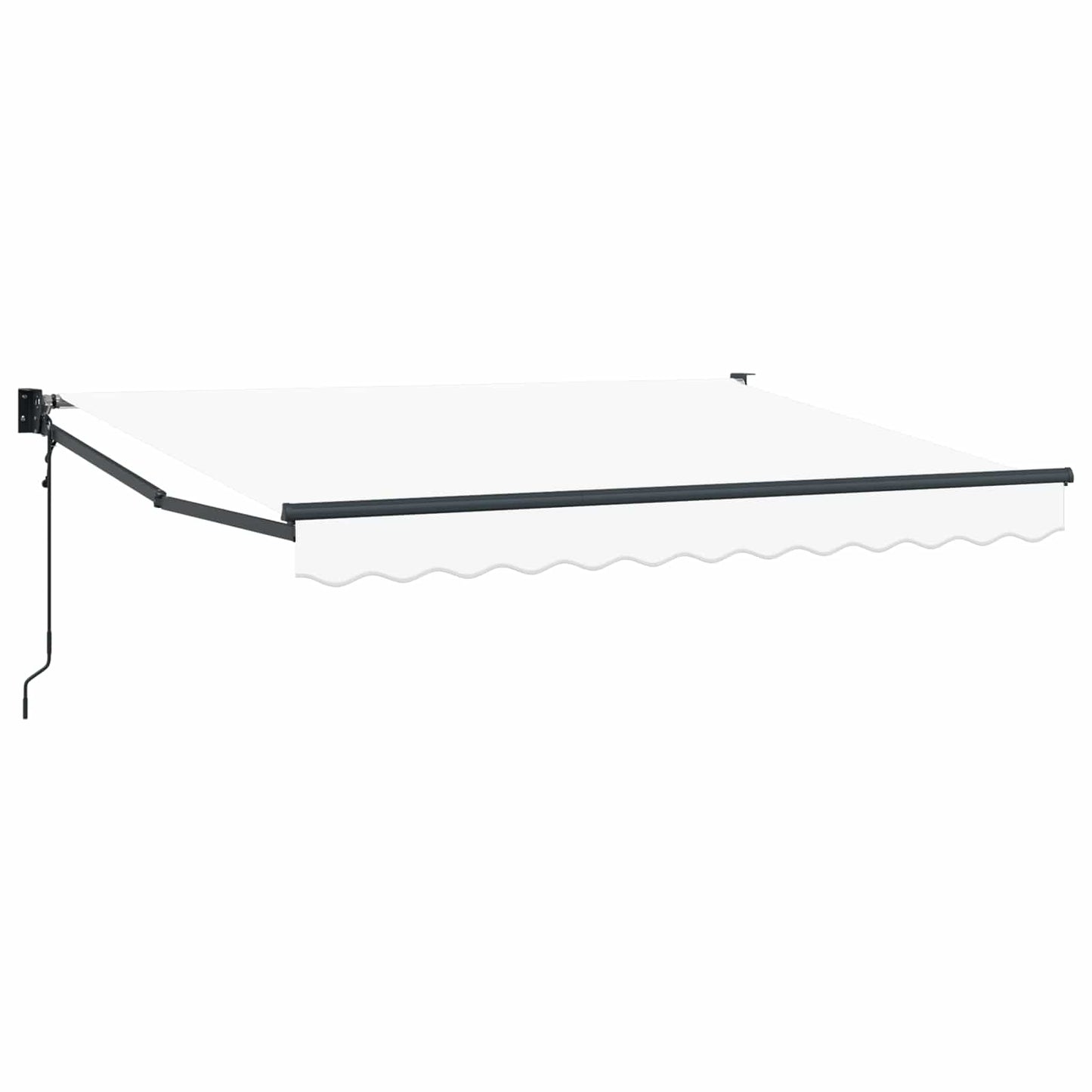 Tenda retrattile Bianco 3,5 x 2 m Poliestere e Metallo | homemem39