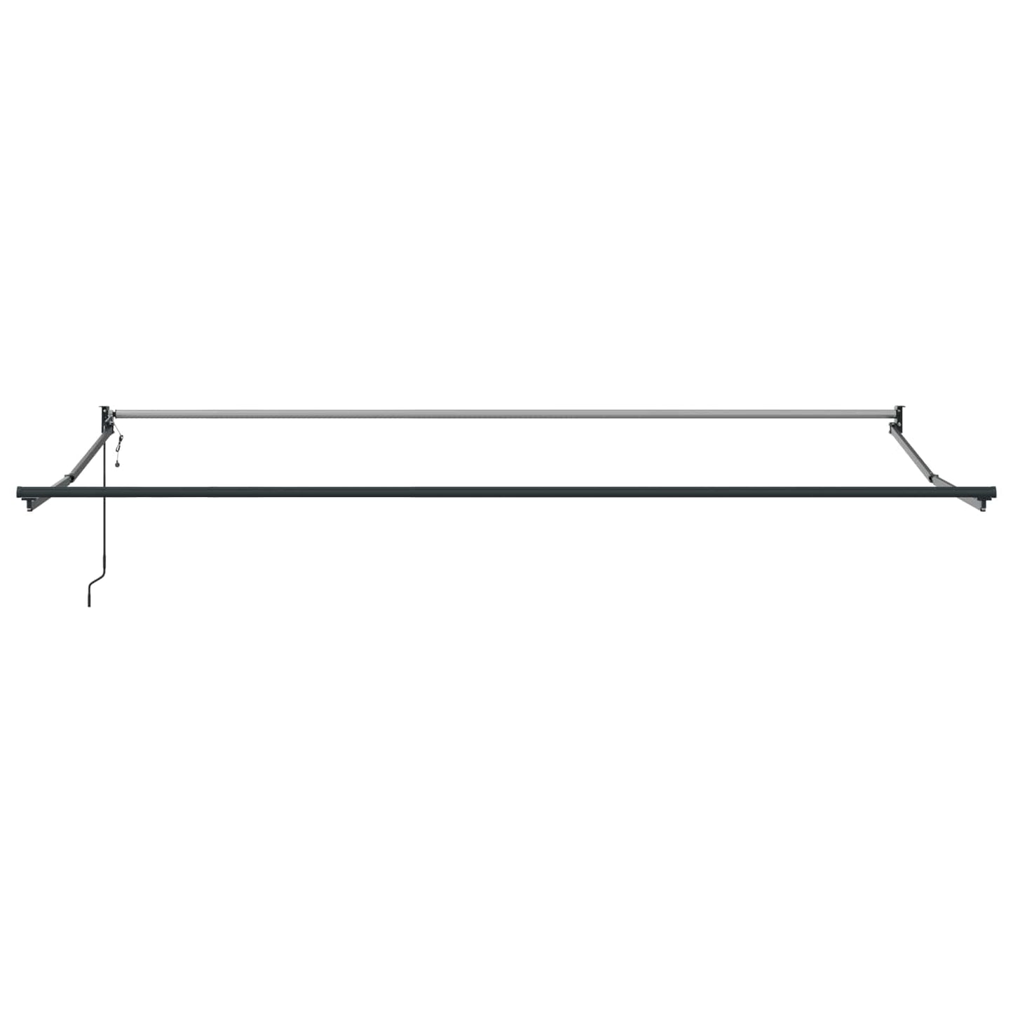 Tenda da Sole Crema 4 x 2 m Poliestere e Metallo