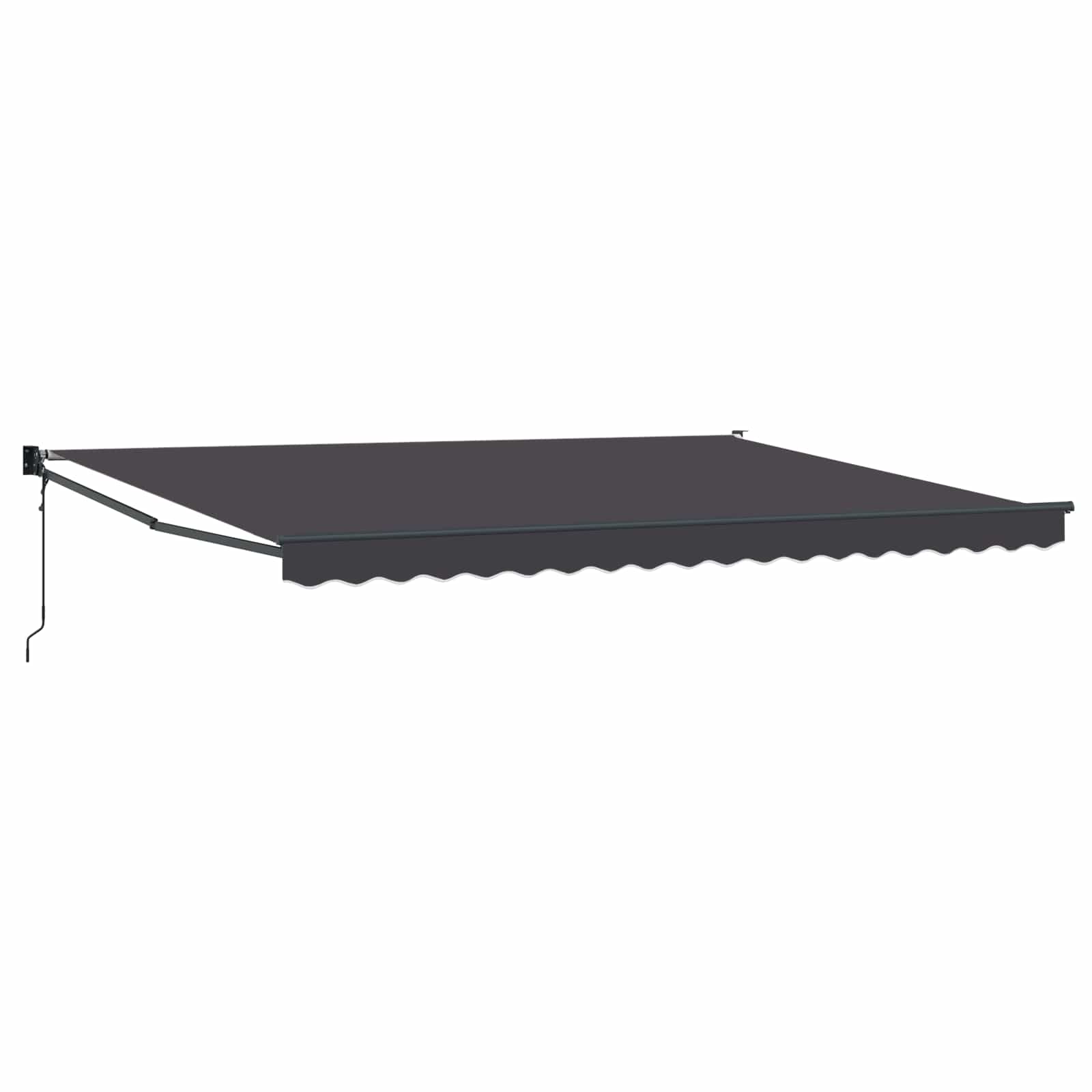 Tenda retrattile Antracite 4 x 2 m Poliestere e Metallo | homemem39