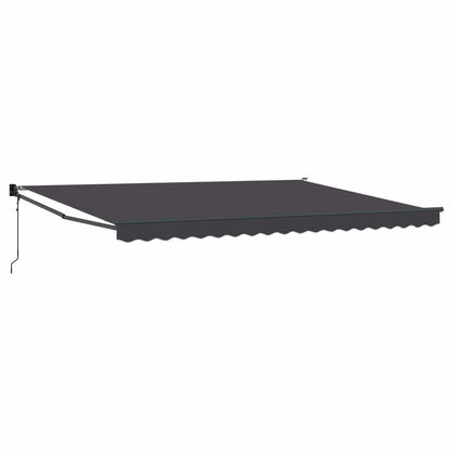 Tenda retrattile Antracite 4 x 2 m Poliestere e Metallo | homemem39