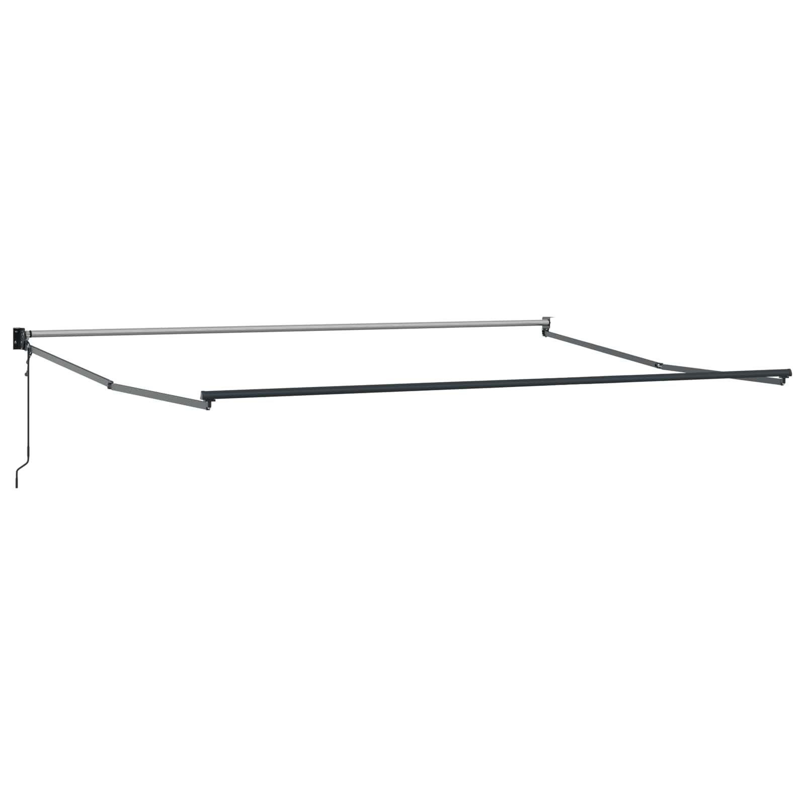 Tettuccio Elettrico Retrattile Antracite e Bianco 4 x 2 m | homemem39