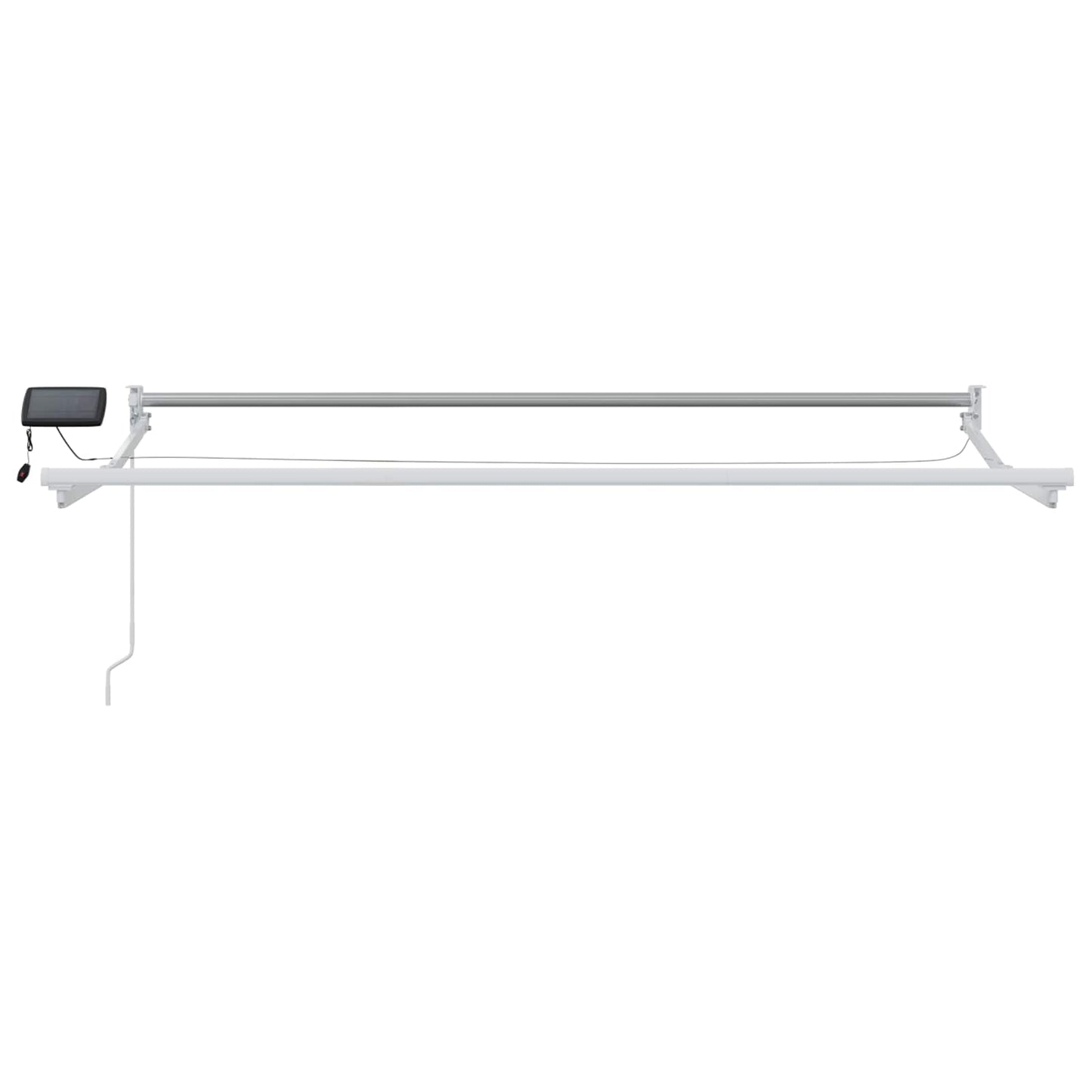 Tenda retrattile manuale con LED Giallo e Bianco 3 x 2,5 m | homemem39