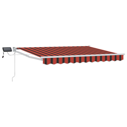 Tenda retrattile manuale con LED 3 x 2,5 m | homemem39