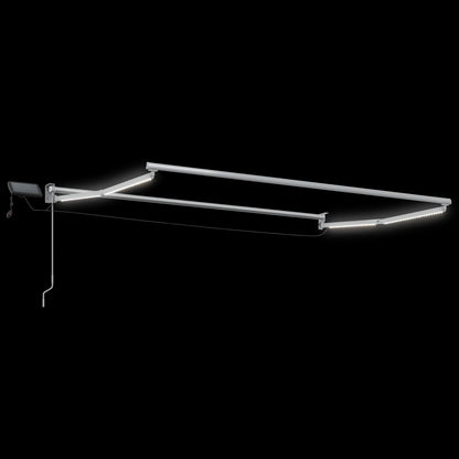 Tenda retrattile manuale con LED 3 x 2,5 m | homemem39