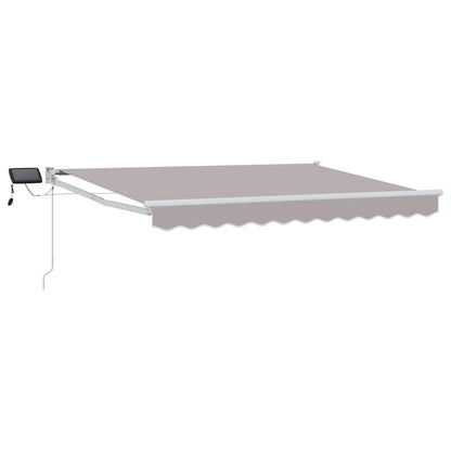 Tenda retrattile manuale con LED 3 x 2,5 m | homemem39