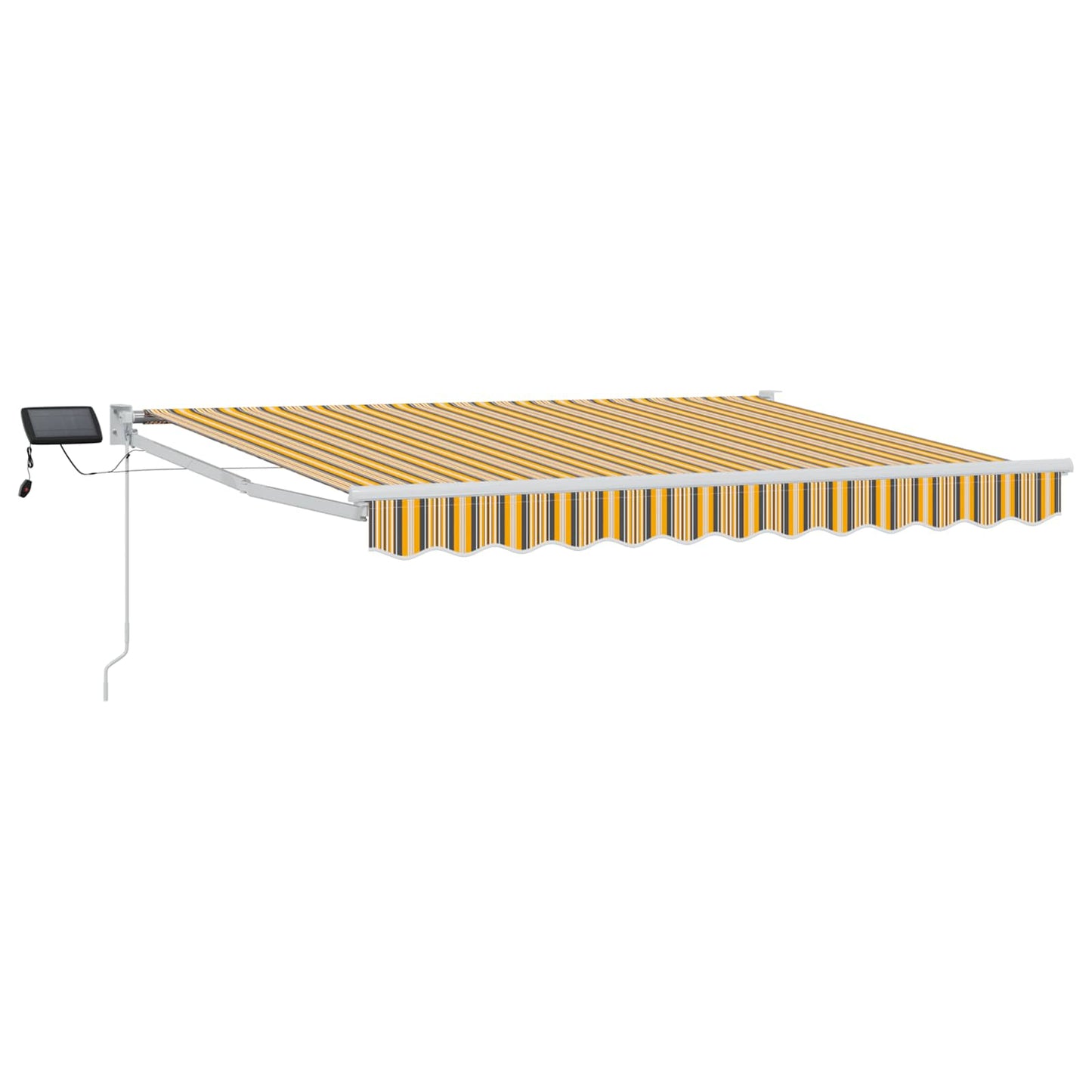 Tenda retrattile manuale con LED 3,5 x 2,5 m | homemem39