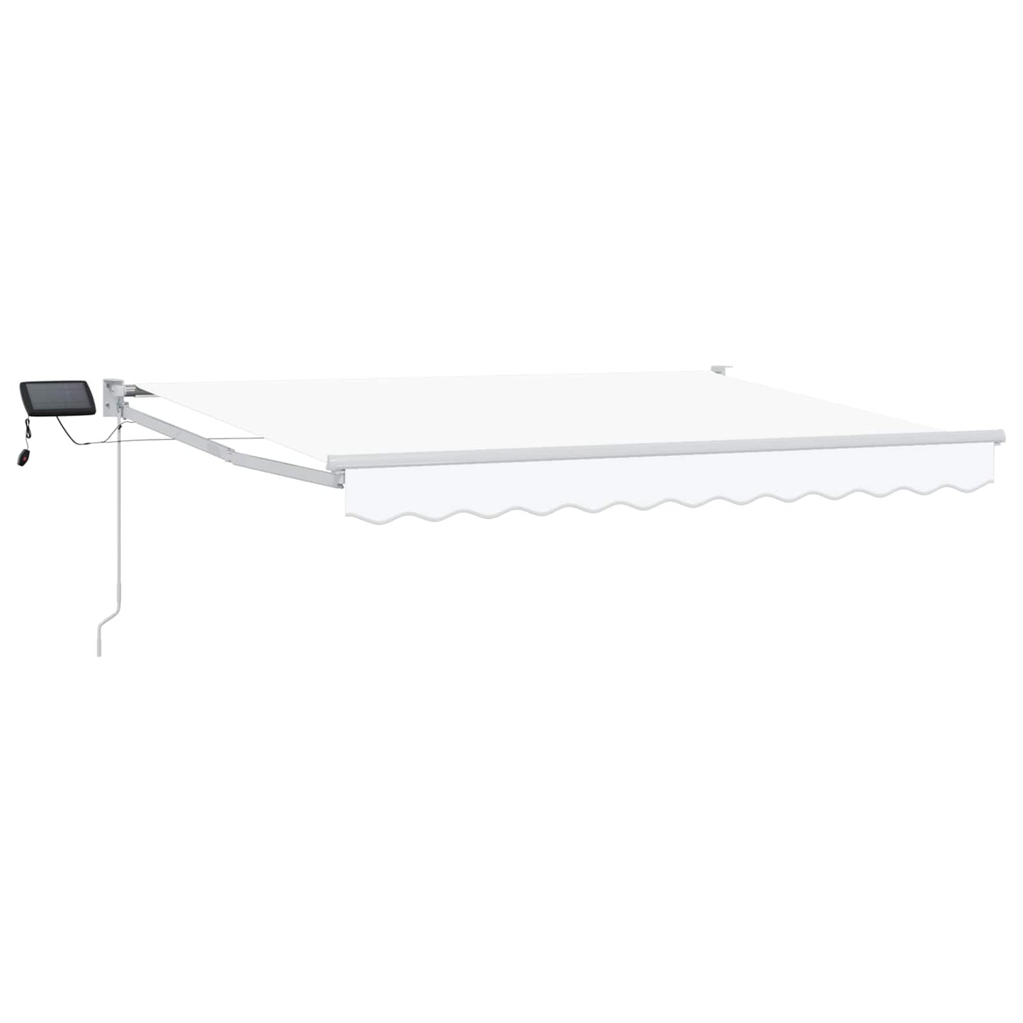 Tenda retrattile manuale con LED Bianco 3,5 x 2,5 m | homemem39