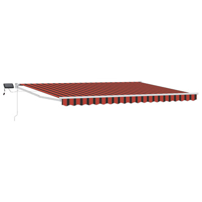 Tenda retrattile manuale con LED 4 × 3 m | homemem39
