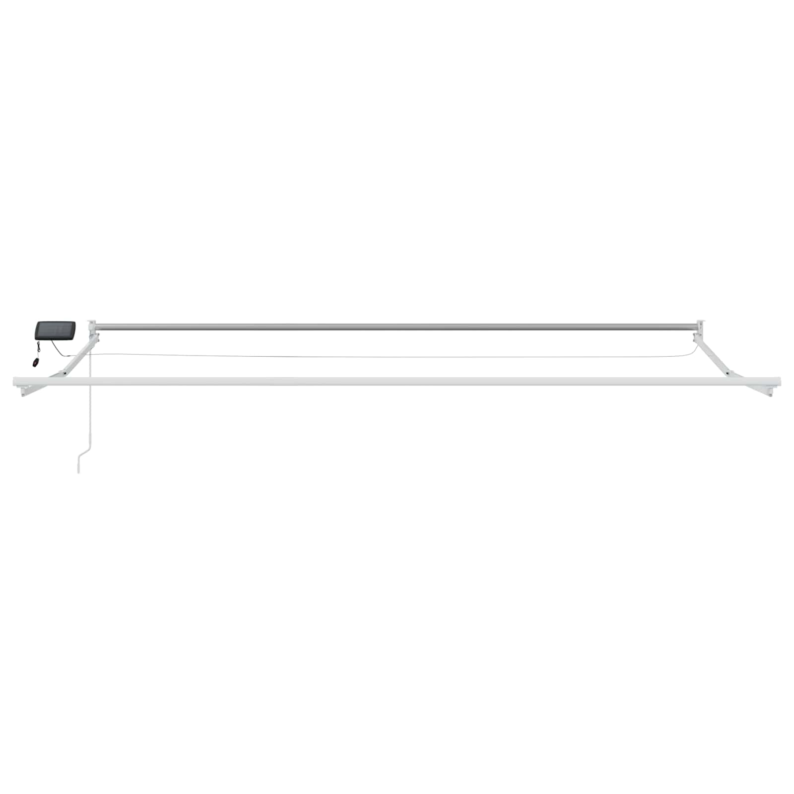 Tenda retrattile manuale con LED 4 × 3 m | homemem39