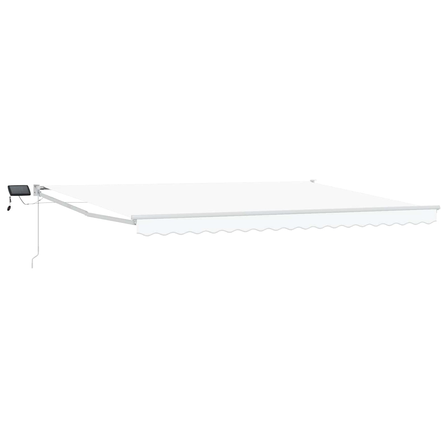 Tenda retrattile manuale con LED Bianco 4 × 3 m | homemem39