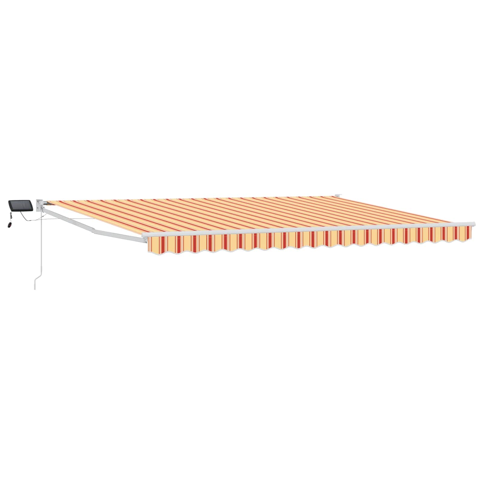 Tenda retrattile manuale con LED Multicolore 4,5 × 3 m | homemem39