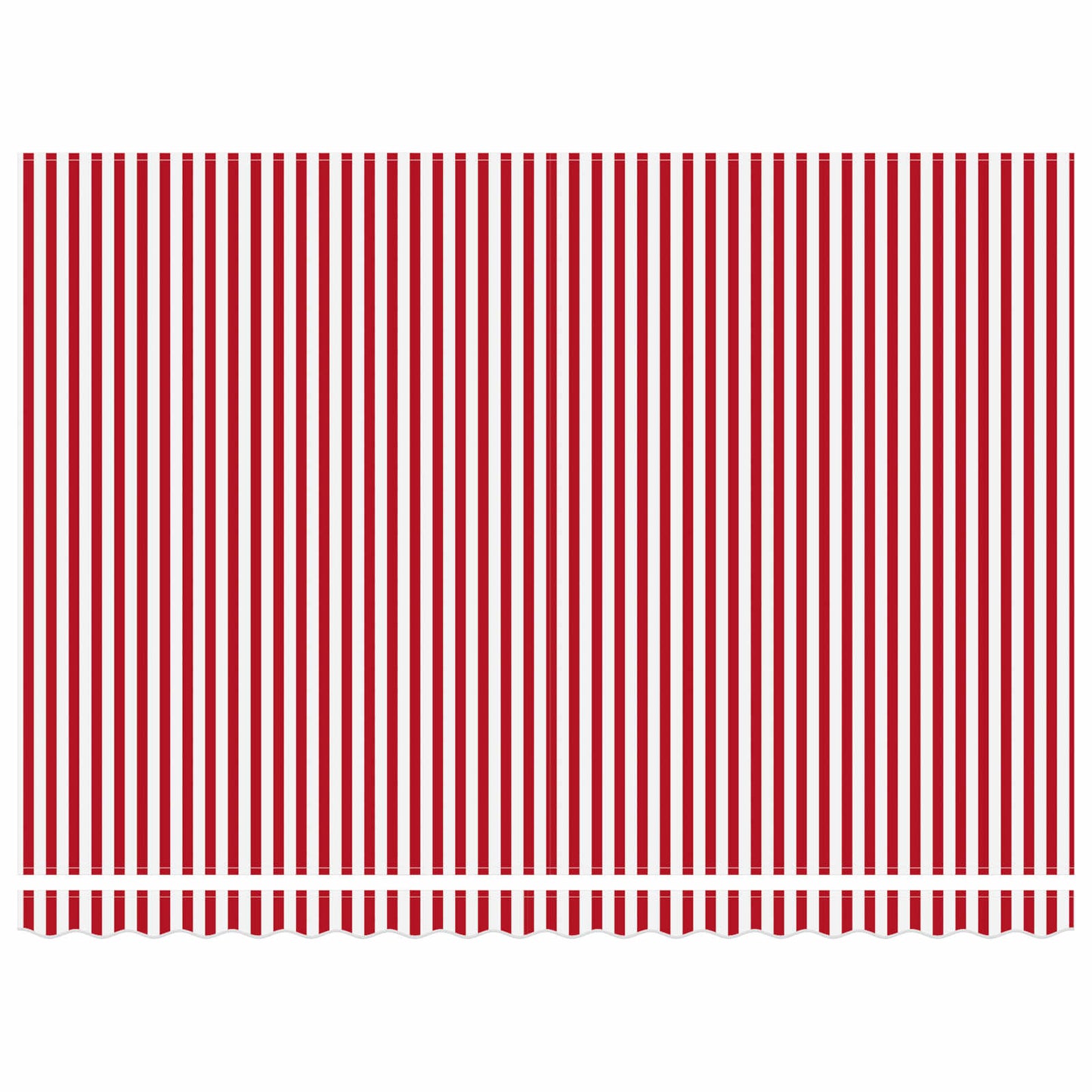 Tenda retrattile manuale con LED Rosso e Bianco 4,5 × 3 m | homemem39