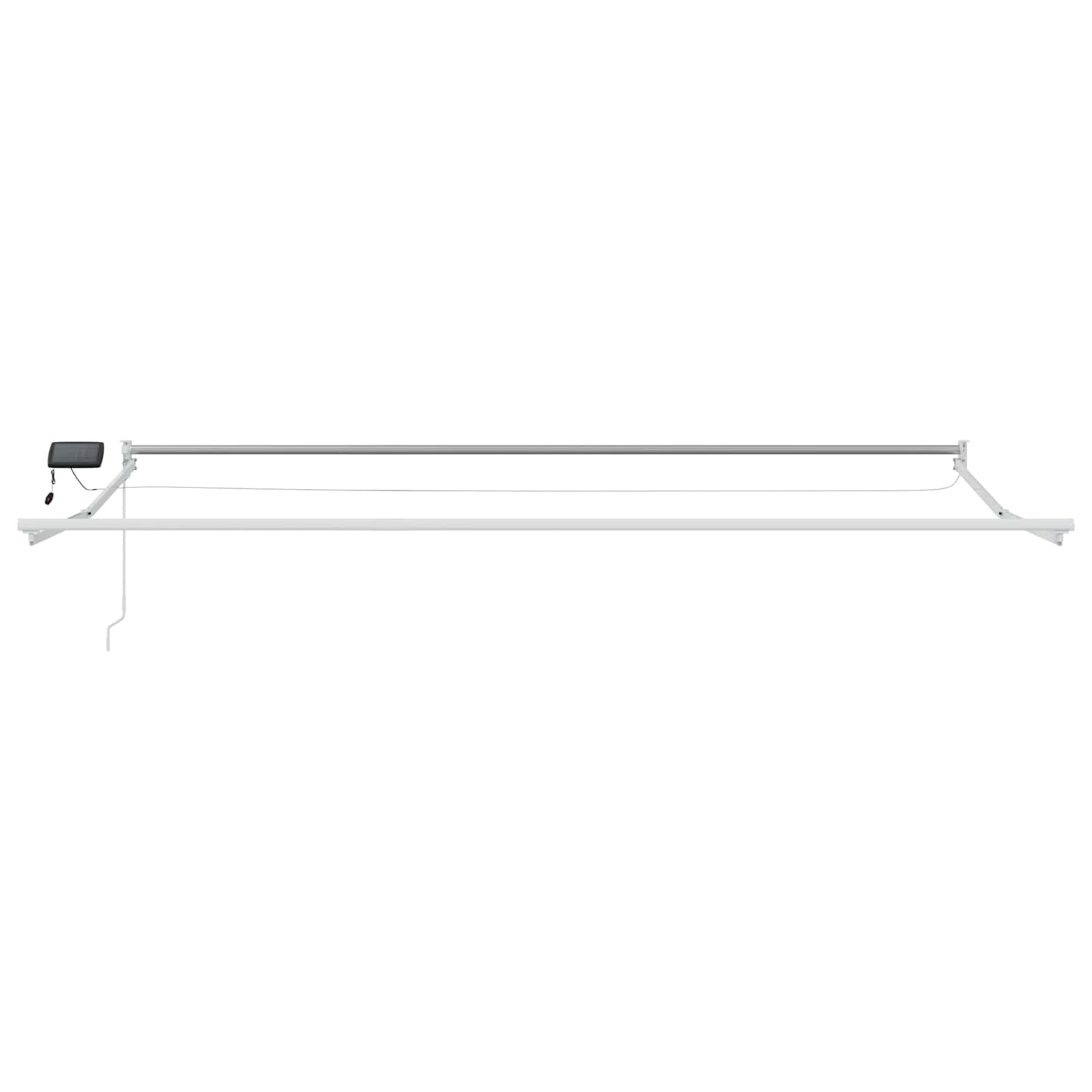 Tenda retrattile manuale con LED 5 x 3 m | homemem39