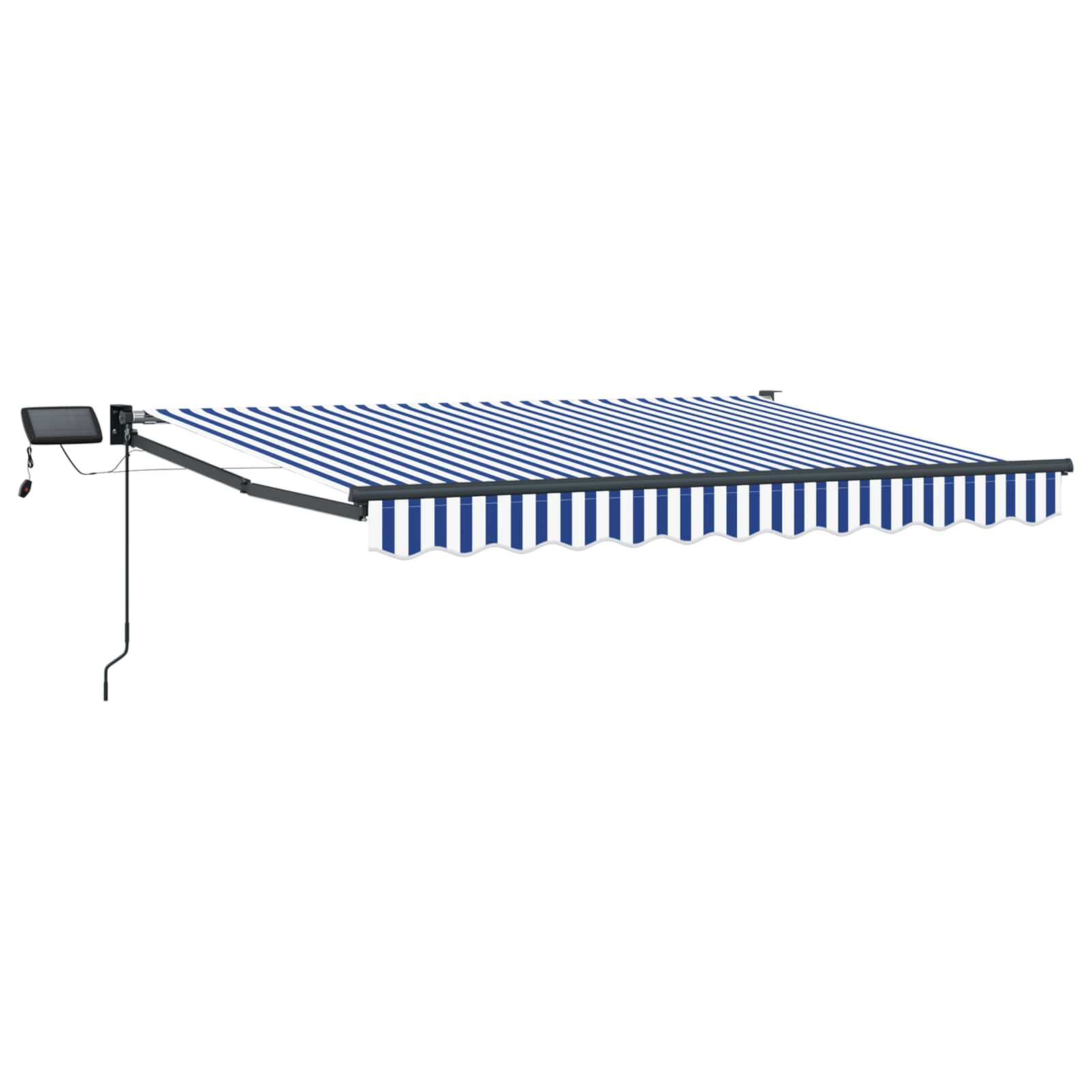 Tenda retrattile manuale con LED 2,5 x 2 m | homemem39