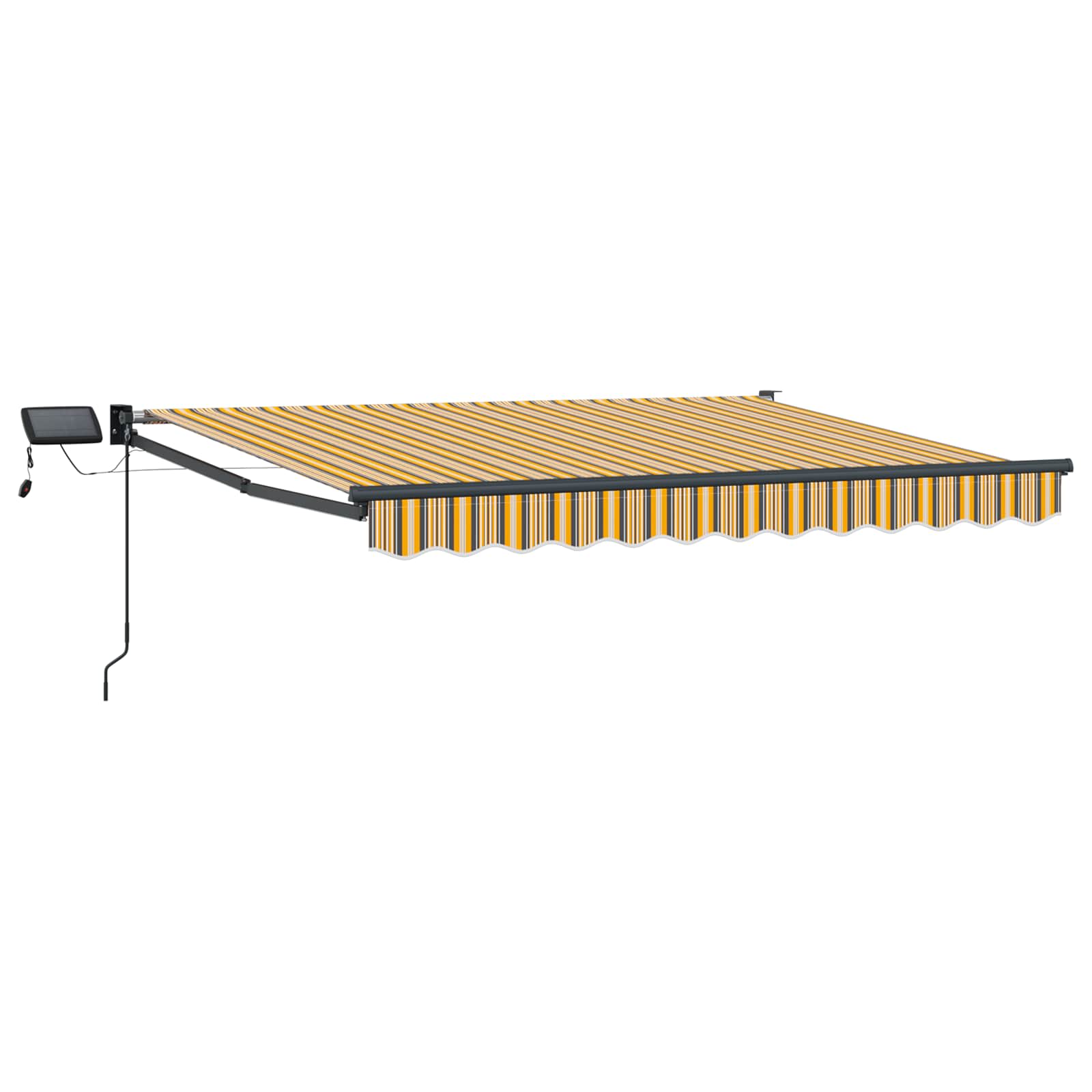 Tenda retrattile manuale con LED 2,5 x 2 m | homemem39