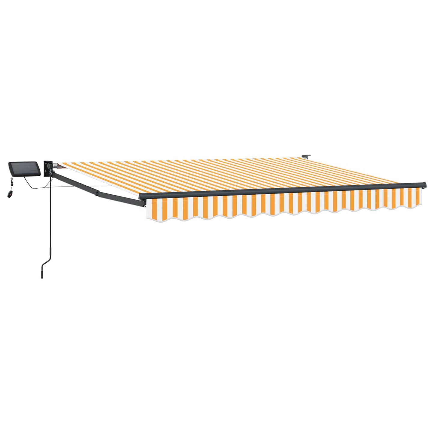 Tenda retrattile manuale con LED 3,5 x 2 m | homemem39