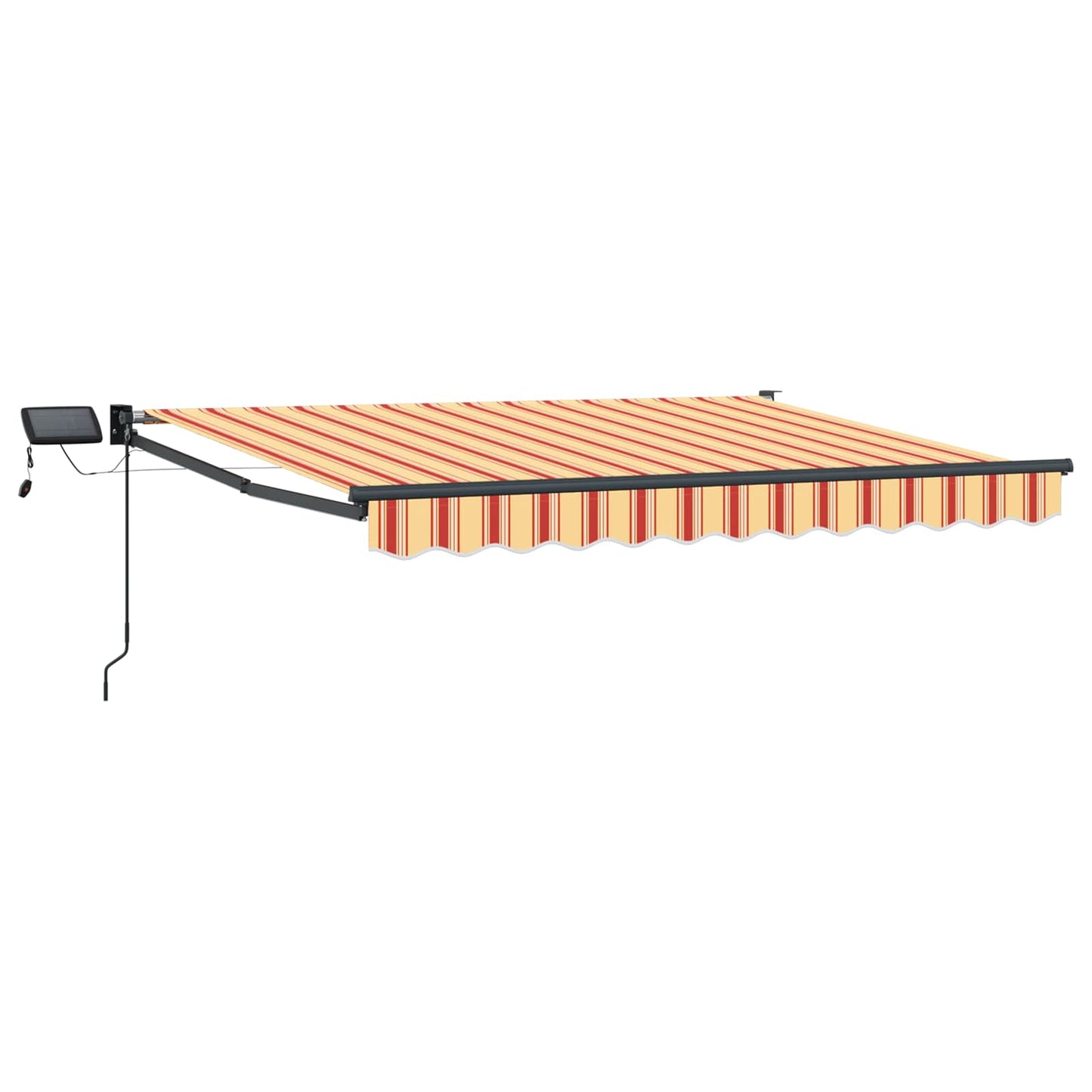 Tenda retrattile manuale con LED Multicolore 3 x 2,5 m | homemem39