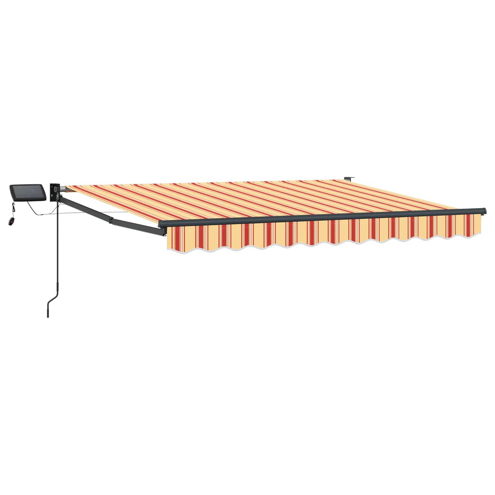 Tenda retrattile manuale con LED Multicolore 3 x 2,5 m | homemem39