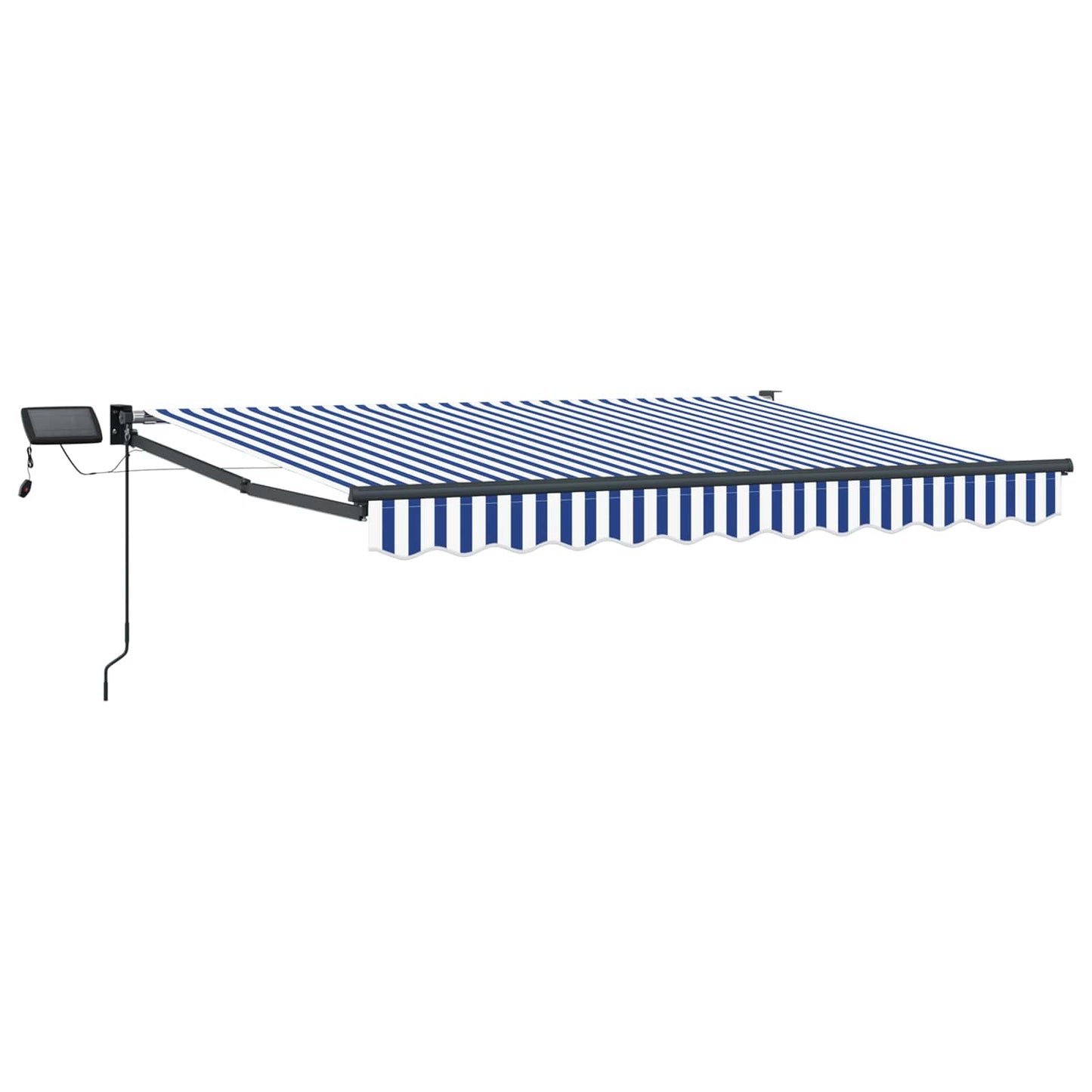 Tenda retrattile manuale con LED 3,5 x 2,5 m | homemem39