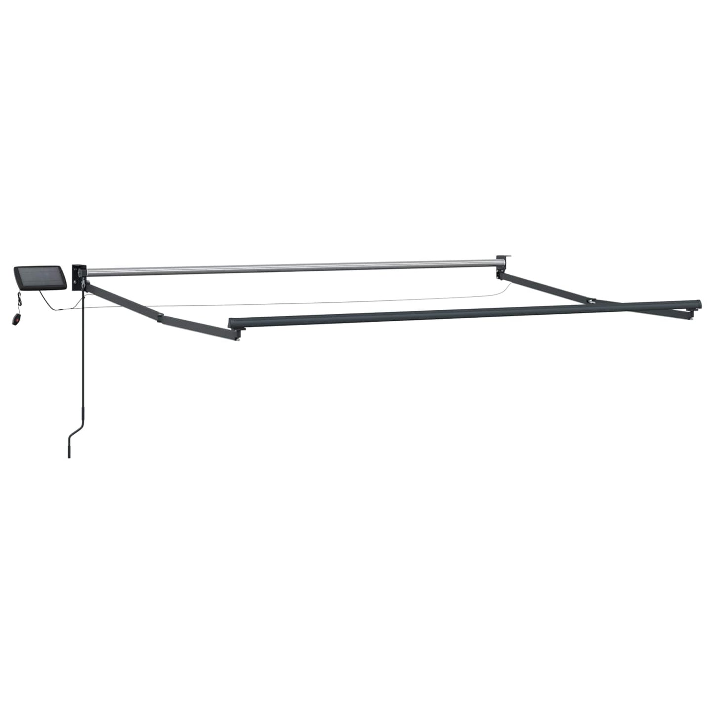 Tenda retrattile manuale con LED 3,5 x 2,5 m | homemem39