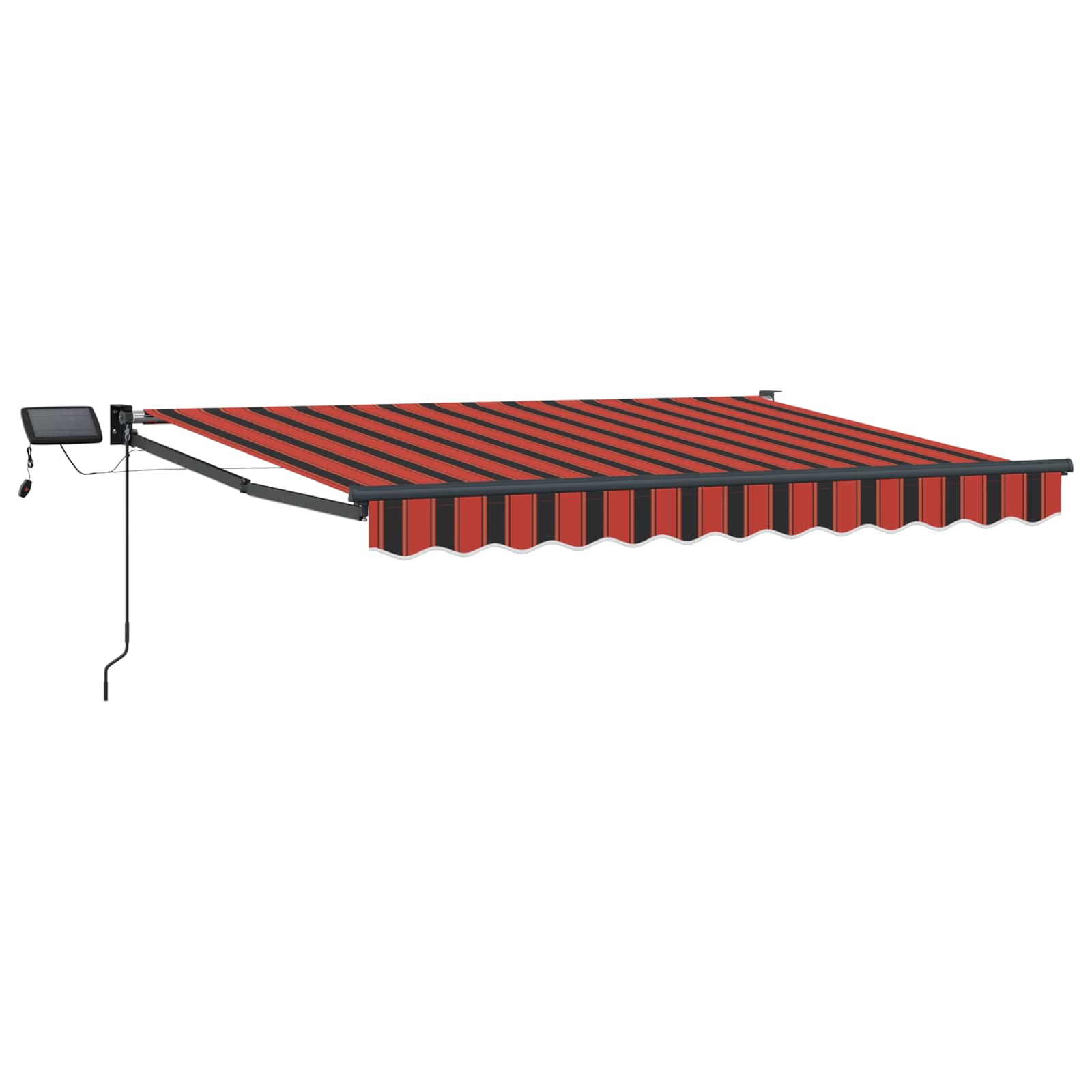 Tenda retrattile manuale con LED 3,5 x 2,5 m | homemem39